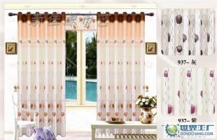 新佳源布藝簡式窗簾 抽象玫瑰設計，既大方又不失浪漫