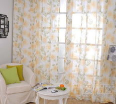 午后陽光溫馨味 15款百元內黃色窗簾，點亮家居柔色時光